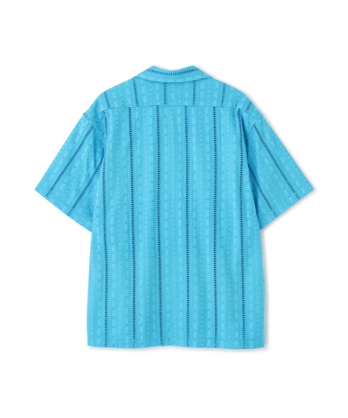 試着のみSchott CR SHIRT ’EMBROIDERY XL 黒　シャツ Schott/ショット/CR SHIRT 'EMBROIDERY'/コットン レーヨン 刺繍
