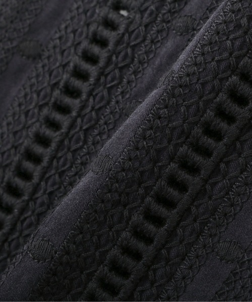 schott（ショット）の「Schott/ショット/CR SHIRT "EMBROIDERY"/コットン レーヨン 刺繍シャツ（シャツ/ブラウス・メンズ・オレンジ/サックスブルー/ブラック/クリーム・XL/L/M/2XL）」の17枚目の写真