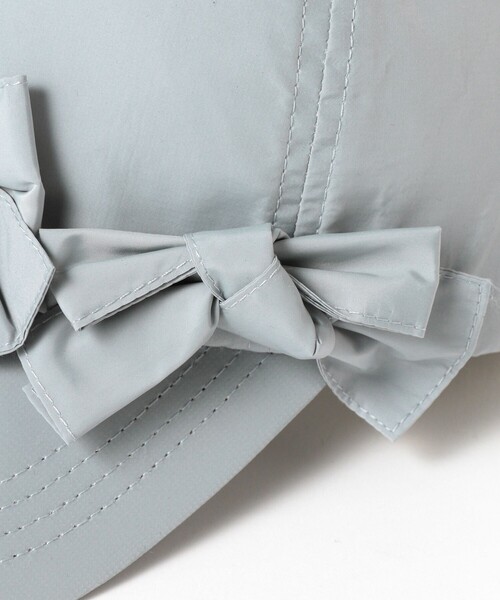 Ray BEAMS（レイビームス）の「【別注】Casselini / フロント リボン キャップ（キャップ・レディース・ブラック/ライトグレー・ONE SIZE）」の14枚目の写真