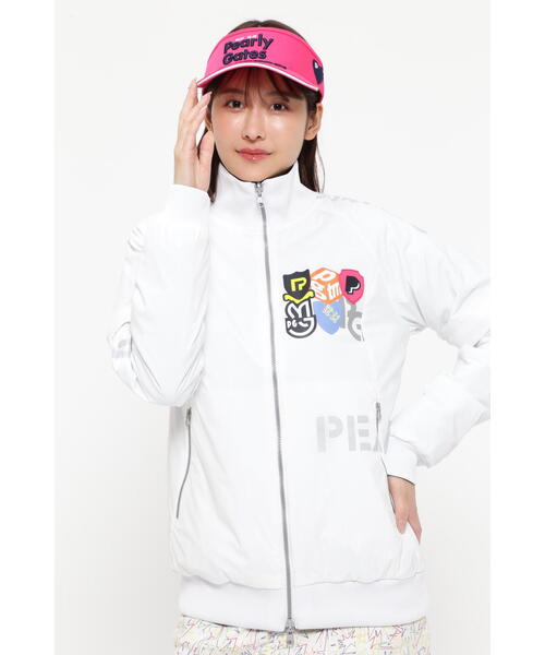 新品サイズ1 FTY×Nyストレッチリバーシブル中綿ブルゾン 58,300円 PEARLY GATES】FTY×Nyストレッチリップストップ リバーシブル中綿