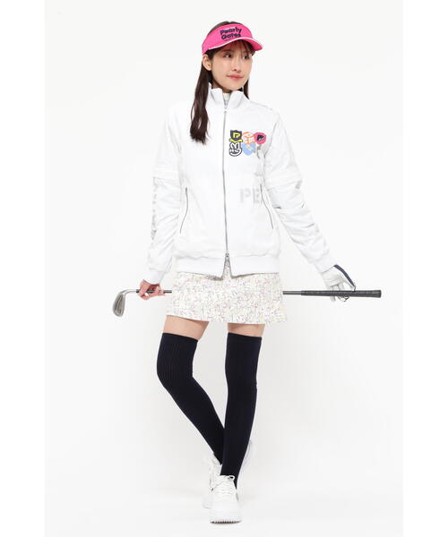 パーリーゲイツ　中綿ブルゾン　ベスト　スター　リバーシブル　ダブルジップ　0 PEARLY GATES｜FTY*Nyストレッチリップストップ リバーシブル