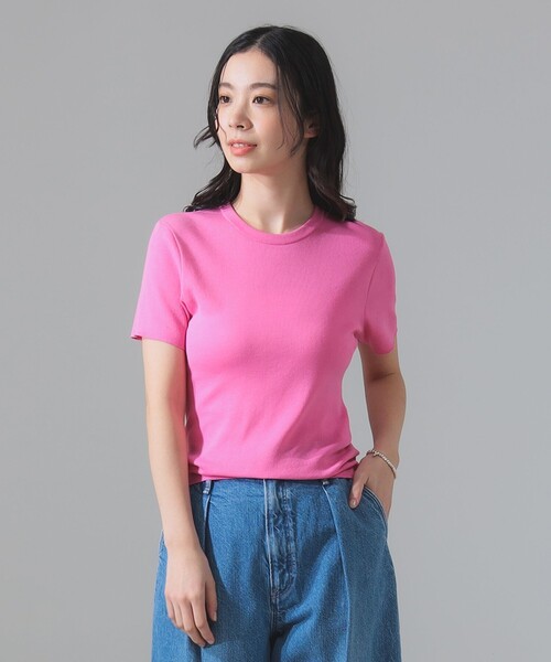 Demi-Luxe BEAMS - Gajess Linen Tank  pinkお取り置き Demi-Luxe BEAMS - Gajess Linen Tank pinkお取り置きの通販 by