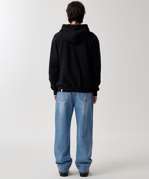 MAHAGRID（マハグリッド）の「『mahagrid/マハグリッド』 CUT OFF APPLIQUE ZIP-UP HOODIE/カットオフアップリケ ジップアップ パーカー（パーカー・レディース・グレー/ブラック・L/M）」の16枚目の写真