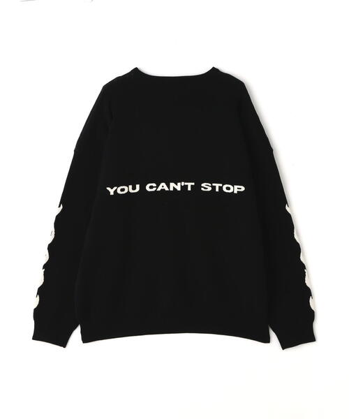 TAIN DOUBLE PUSH（タインダブルプッシュ）の「TAIN DOUBLE PUSH/タインダブルプッシュ/Exc. CREW KNIT（ニット/セーター・メンズ・ブラック/ブルー/ホワイト・L/M）」の15枚目の写真