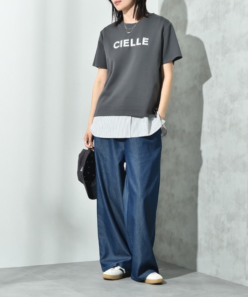 INTERPLANET(インタープラネット)の「ライトデニムワイドパンツ(デニムパンツ・レディース・ネイビー/ブラック/サックスブルー/ブルー・FREE)」の22枚目の写真