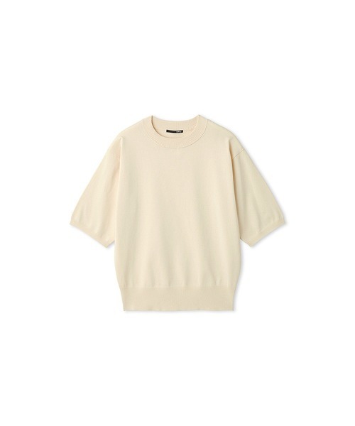 styling/（スタイリング）の「ハーフスリーブニットトップス（ニット/セーター・レディース・アイボリー/ミント/ブラック・FREE）」の2枚目の写真