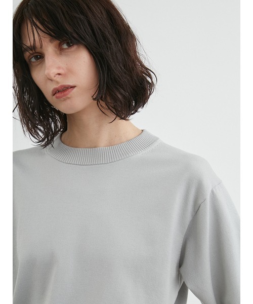 styling/（スタイリング）の「ハーフスリーブニットトップス（ニット/セーター・レディース・アイボリー/ミント/ブラック・FREE）」の8枚目の写真