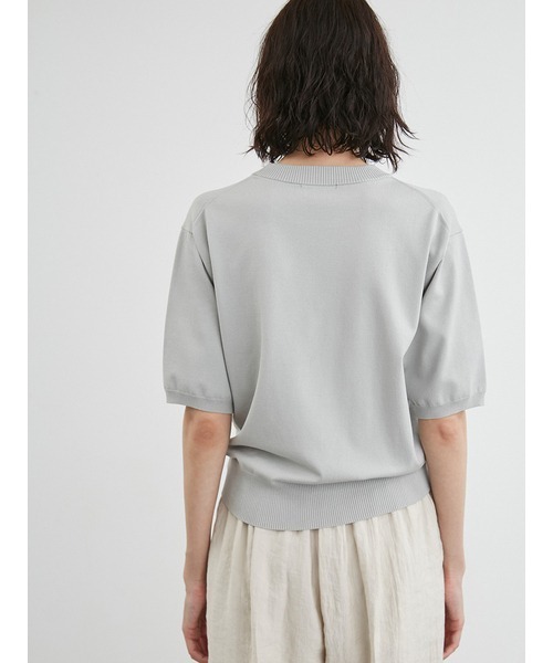 styling/（スタイリング）の「ハーフスリーブニットトップス（ニット/セーター・レディース・アイボリー/ミント/ブラック・FREE）」の6枚目の写真