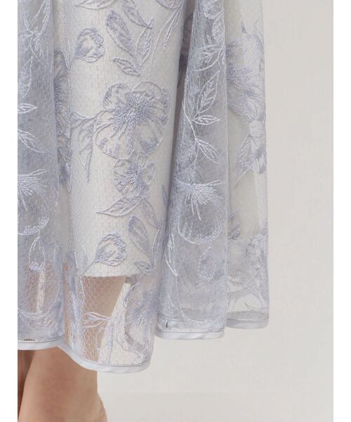 MERCURYDUO(マーキュリーデュオ)の「ラインフラワーバックレースアップ刺繍スカート(スカート・レディース・ベビーピンク/ブルー/ラベンダー・X-SMALL/SMALL/MEDIUM)」の16枚目の写真