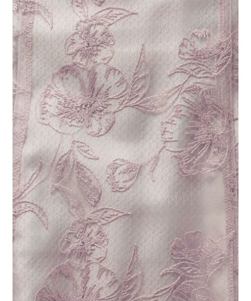 MERCURYDUO(マーキュリーデュオ)の「ラインフラワーバックレースアップ刺繍スカート(スカート・レディース・ベビーピンク/ブルー/ラベンダー・X-SMALL/SMALL/MEDIUM)」の7枚目の写真