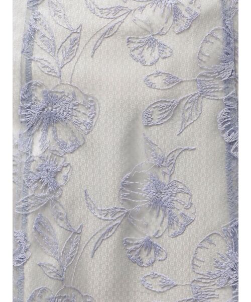 MERCURYDUO(マーキュリーデュオ)の「ラインフラワーバックレースアップ刺繍スカート(スカート・レディース・ベビーピンク/ブルー/ラベンダー・X-SMALL/SMALL/MEDIUM)」の8枚目の写真