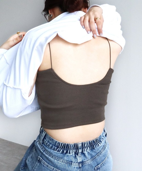 reca（レカ）の「カップ付きバンドゥキャミ（キャミソール・レディース・ブラック/オフホワイト/グレー系その他/ブルー系その他・FREE）」の17枚目の写真