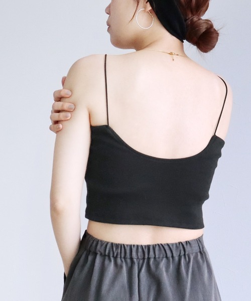 reca（レカ）の「カップ付きバンドゥキャミ（キャミソール・レディース・ブラック/オフホワイト/グレー系その他/ブルー系その他・FREE）」の13枚目の写真