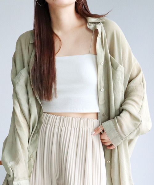 reca（レカ）の「カップ付きバンドゥキャミ（キャミソール・レディース・ブラック/オフホワイト/グレー系その他/ブルー系その他・FREE）」の6枚目の写真