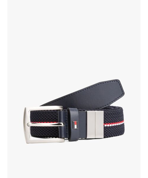 TOMMY HILFIGER（トミーヒルフィガー）の「デントンエラスティックリバーシブルベルト（ベルト・メンズ・ブラウン/ネイビー・95cm/85cm）」の3枚目の写真