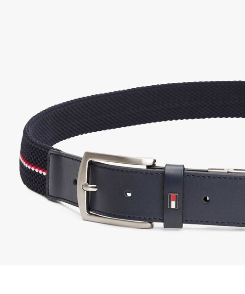 TOMMY HILFIGER（トミーヒルフィガー）の「デントンエラスティックリバーシブルベルト（ベルト・メンズ・ブラウン/ネイビー・95cm/85cm）」の6枚目の写真