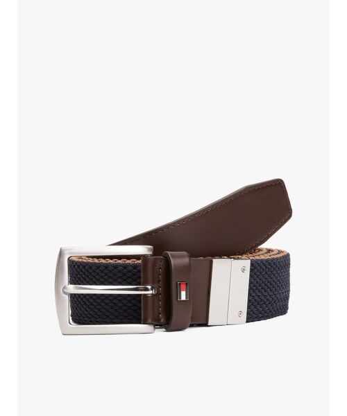 TOMMY HILFIGER（トミーヒルフィガー）の「デントンエラスティックリバーシブルベルト（ベルト・メンズ・ブラウン/ネイビー・95cm/85cm）」の9枚目の写真