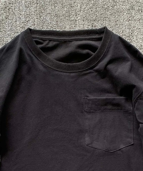 aimoha(アイモハ)の「【aimoha MEN】クルーネック長袖Tシャツ(Tシャツ/カットソー・メンズ・キャメル/ネイビー/ブラック/ホワイト・XXX-LARGE/XX-LARGE/X-LARGE/LARGE)」の14枚目の写真