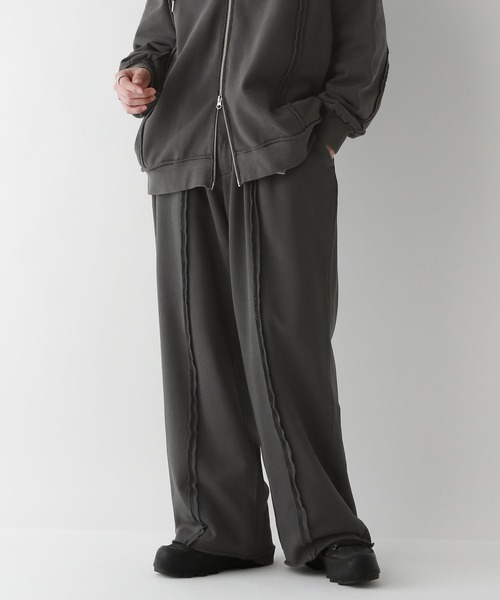 RAGEBLUE(レイジブルー)の「【REmastered/セットアップ対応】フリンジカットワイドスウェットパンツ(スウェットパンツ・メンズ・その他19・MEDIUM/LARGE)」の1枚目の写真