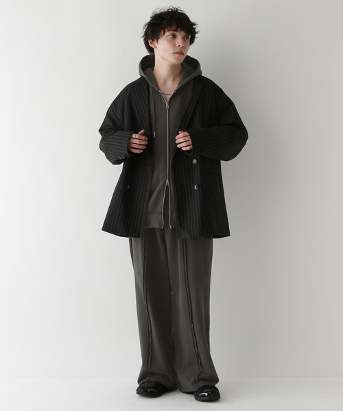 RAGEBLUE(レイジブルー)の「【REmastered/セットアップ対応】フリンジカットワイドスウェットパンツ(スウェットパンツ・メンズ・その他19・MEDIUM/LARGE)」の2枚目の写真