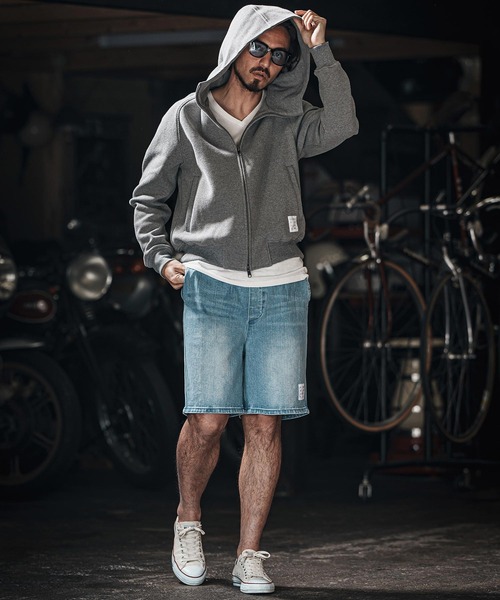 wjk reluxe(ダブルジェーケーリラックス)の「mpa3723-tight heavy waffle hoodie パーカー(パーカー・メンズ・ホワイト/ブラック/トップグレー・S/M/L)」の4枚目の写真