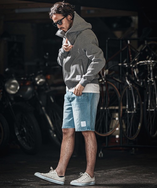 wjk reluxe(ダブルジェーケーリラックス)の「mpa3723-tight heavy waffle hoodie パーカー(パーカー・メンズ・ホワイト/ブラック/トップグレー・S/M/L)」の5枚目の写真
