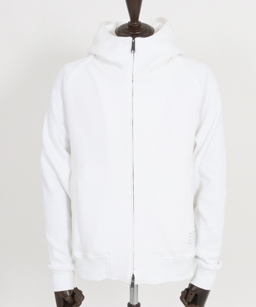wjk reluxe(ダブルジェーケーリラックス)の「mpa3723-tight heavy waffle hoodie パーカー(パーカー・メンズ・ホワイト/ブラック/トップグレー・S/M/L)」の13枚目の写真