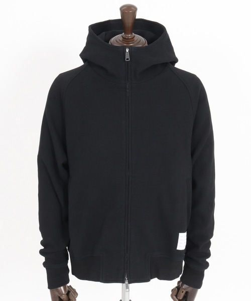 wjk reluxe(ダブルジェーケーリラックス)の「mpa3723-tight heavy waffle hoodie パーカー(パーカー・メンズ・ホワイト/ブラック/トップグレー・S/M/L)」の14枚目の写真