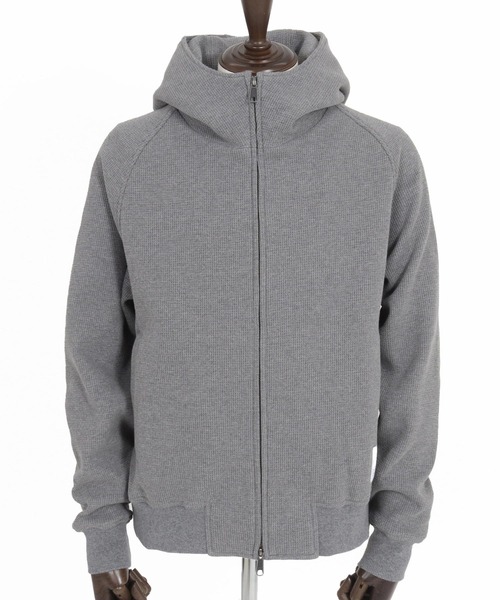 wjk reluxe(ダブルジェーケーリラックス)の「mpa3723-tight heavy waffle hoodie パーカー(パーカー・メンズ・ホワイト/ブラック/トップグレー・S/M/L)」の15枚目の写真