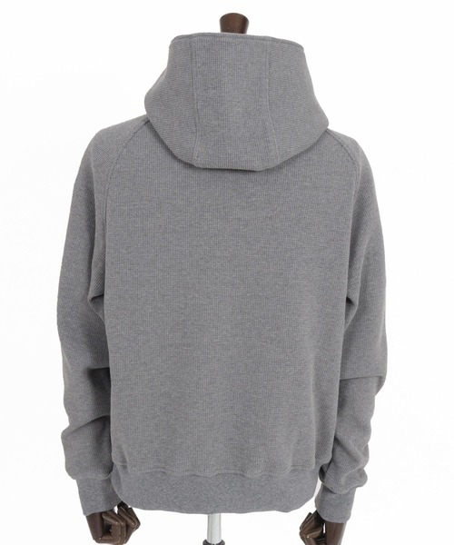 wjk reluxe(ダブルジェーケーリラックス)の「mpa3723-tight heavy waffle hoodie パーカー(パーカー・メンズ・ホワイト/ブラック/トップグレー・S/M/L)」の16枚目の写真