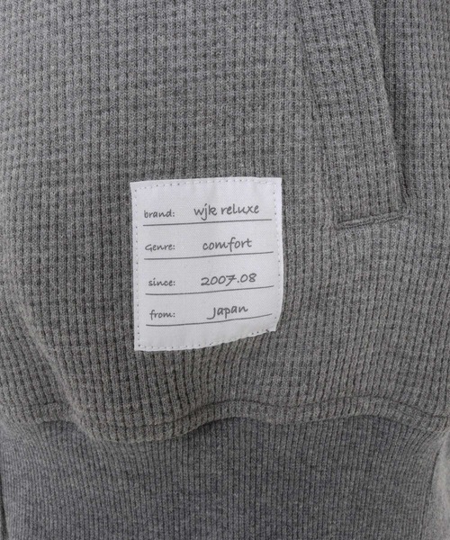 wjk reluxe(ダブルジェーケーリラックス)の「mpa3723-tight heavy waffle hoodie パーカー(パーカー・メンズ・ホワイト/ブラック/トップグレー・S/M/L)」の22枚目の写真