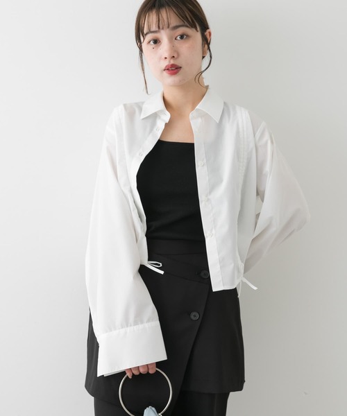 〔sense of place〕シャーリングクロップドダウン SENSE OF PLACE by URBAN RESEARCH（センスオブプレイスバイアーバン