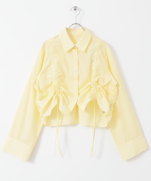 セール】クロップドシャーリングシャツ（シャツ/ブラウス）｜SENSE OF