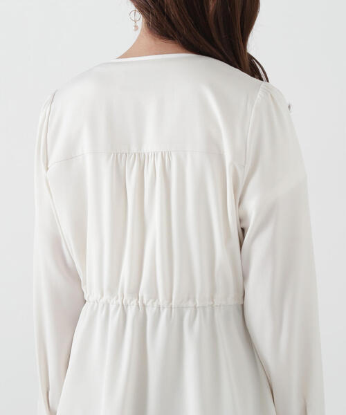 PROPORTION BODY DRESSING（プロポーションボディドレッシング）の「ペプラムブルゾン / 1215155301（ブルゾン・レディース・ベージュ/ホワイト系その他・SMALL/MEDIUM）」の12枚目の写真