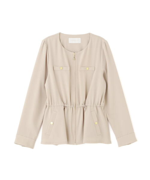 PROPORTION BODY DRESSING（プロポーションボディドレッシング）の「ペプラムブルゾン / 1215155301（ブルゾン・レディース・ベージュ/ホワイト系その他・SMALL/MEDIUM）」の16枚目の写真