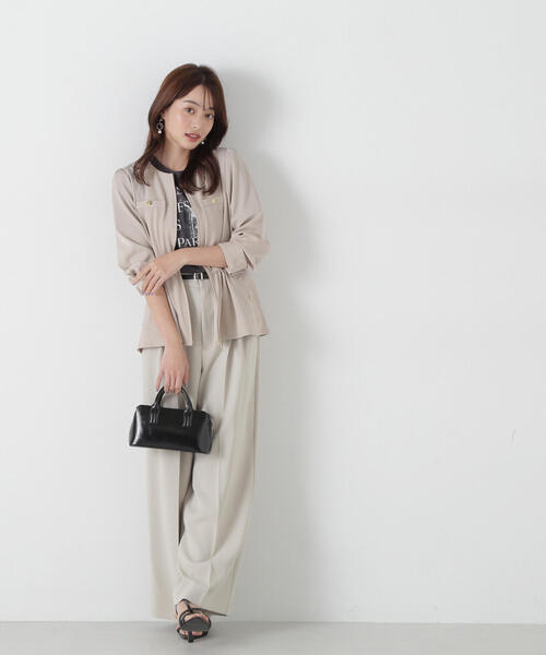 PROPORTION BODY DRESSING（プロポーションボディドレッシング）の「ペプラムブルゾン / 1215155301（ブルゾン・レディース・ベージュ/ホワイト系その他・SMALL/MEDIUM）」の17枚目の写真