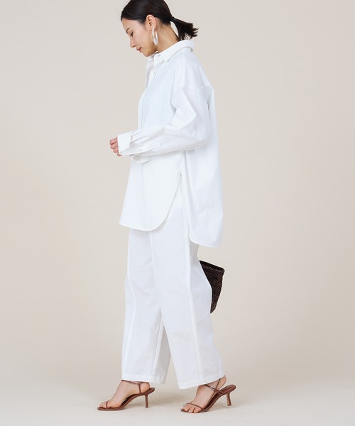 marmors（マルモア）の「【marmors】big shirt〈セットアップ対応〉（シャツ/ブラウス・レディース・ホワイト/イエロー/ピンク・36）」の7枚目の写真