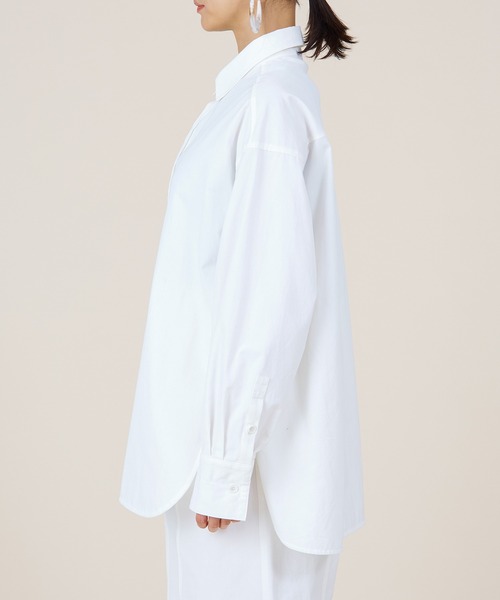 marmors（マルモア）の「【marmors】big shirt〈セットアップ対応〉（シャツ/ブラウス・レディース・ホワイト/イエロー/ピンク・36）」の11枚目の写真