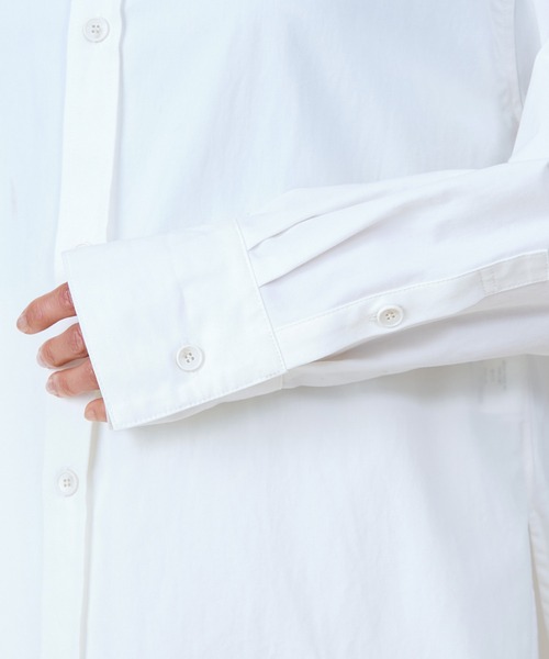 marmors（マルモア）の「【marmors】big shirt〈セットアップ対応〉（シャツ/ブラウス・レディース・ホワイト/イエロー/ピンク・36）」の14枚目の写真