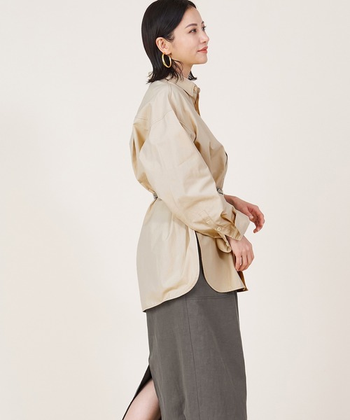 marmors（マルモア）の「【marmors】big shirt〈セットアップ対応〉（シャツ/ブラウス・レディース・ホワイト/イエロー/ピンク・36）」の17枚目の写真