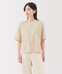 婦人　涼感ＵＶカットクルーネックワイド半袖Ｔシャツ