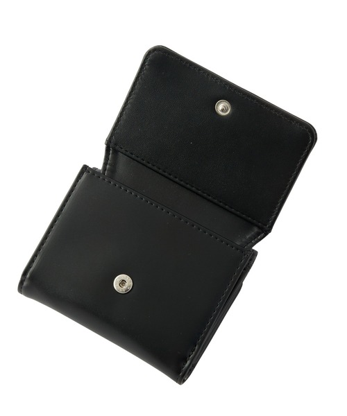 X-girl（エックスガール）の「RHINESTONE LABEL MINI WALLET（財布・レディース・ブラック/ベージュ/ピンク・ONE SIZE）」の5枚目の写真