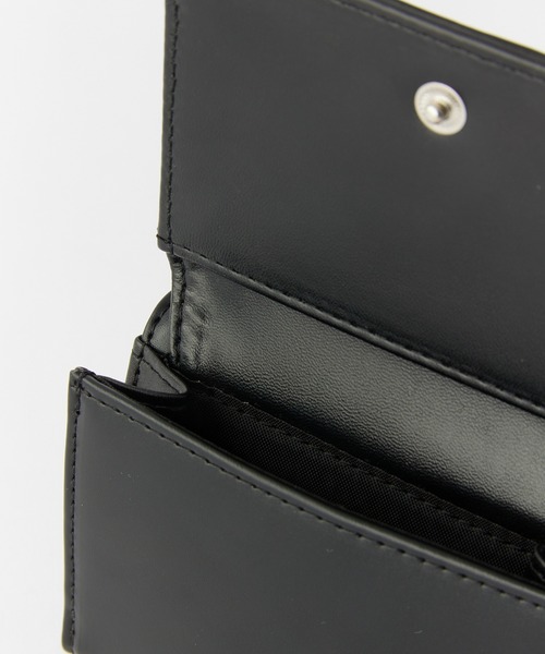 X-girl（エックスガール）の「RHINESTONE LABEL MINI WALLET（財布・レディース・ブラック/ベージュ/ピンク・ONE SIZE）」の6枚目の写真