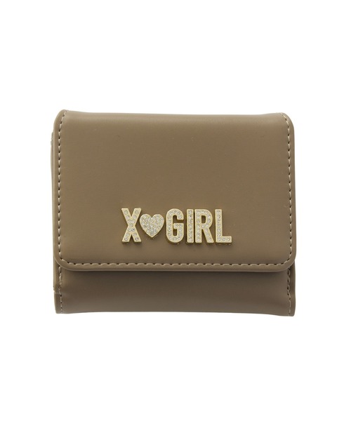 X-girl（エックスガール）の「RHINESTONE LABEL MINI WALLET（財布・レディース・ブラック/ベージュ/ピンク・ONE SIZE）」の14枚目の写真