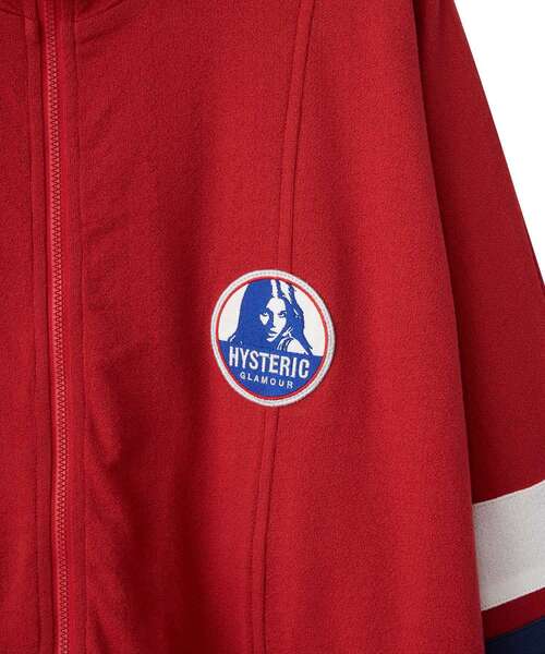 【国内買付】HYSTERIC GLAMOUR HG TEAM LOGO トラックジャケット HG TEAM LOGO トラックジャケット（その他アウター）｜HYSTERIC