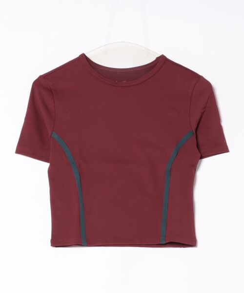 NIKE(ナイキ)の「《NIKEアパレル》AS W NK ONE FITT DF SS TOP(その他トップス・レディース・レッド系その他/ブラック・L/S/M/XL)」の1枚目の写真