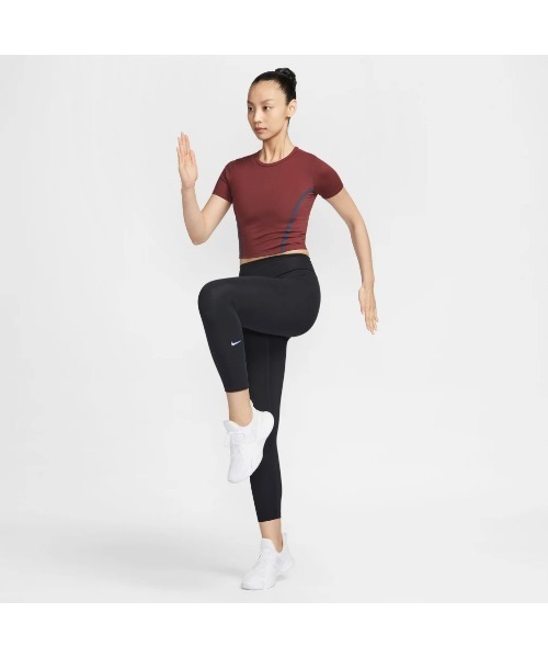NIKE(ナイキ)の「《NIKEアパレル》AS W NK ONE FITT DF SS TOP(その他トップス・レディース・レッド系その他/ブラック・L/S/M/XL)」の4枚目の写真