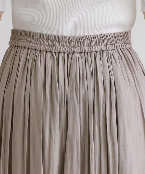 grove（グローブ）の「割線サテンギャザースカート（スカート・レディース・グレー/ブラック系/グリーン系・02/03/01/04/05）」の22枚目の写真