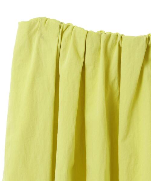 MELROSE claire（メルローズ クレール）の「【ギャザーロングスカート】（スカート・レディース・チャコールグレー/ベージュ/レモンイエロー・FREE）」の14枚目の写真