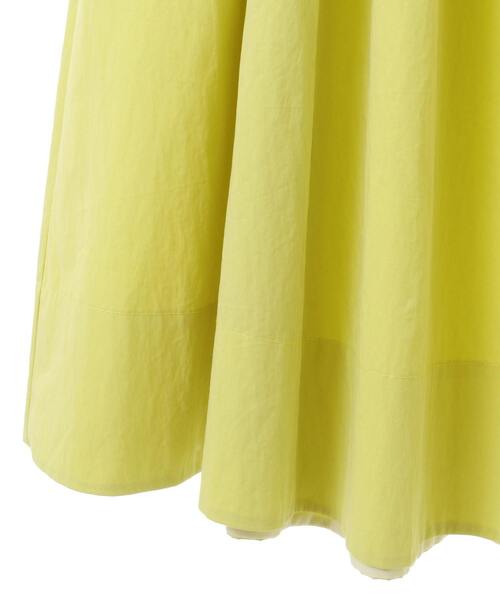 MELROSE claire（メルローズ クレール）の「【ギャザーロングスカート】（スカート・レディース・チャコールグレー/ベージュ/レモンイエロー・FREE）」の15枚目の写真